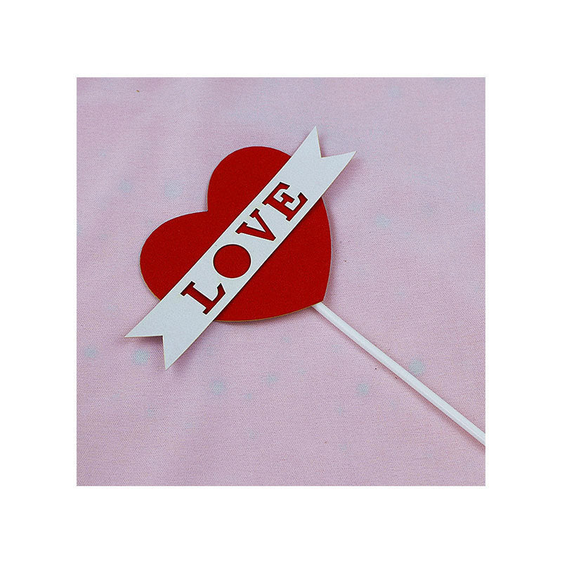 Tanabata, Valentine's Day Cake Decoration Double Decker One Arrow Through The Heart