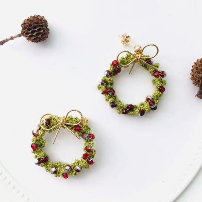 Diy Micro Hook Material Package Christmas Garland Earring Ear Clip Brooch Theme Decoration