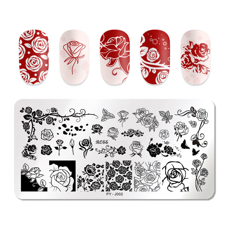 Nail Plate Printing Template Nail Transfer Printing Tool