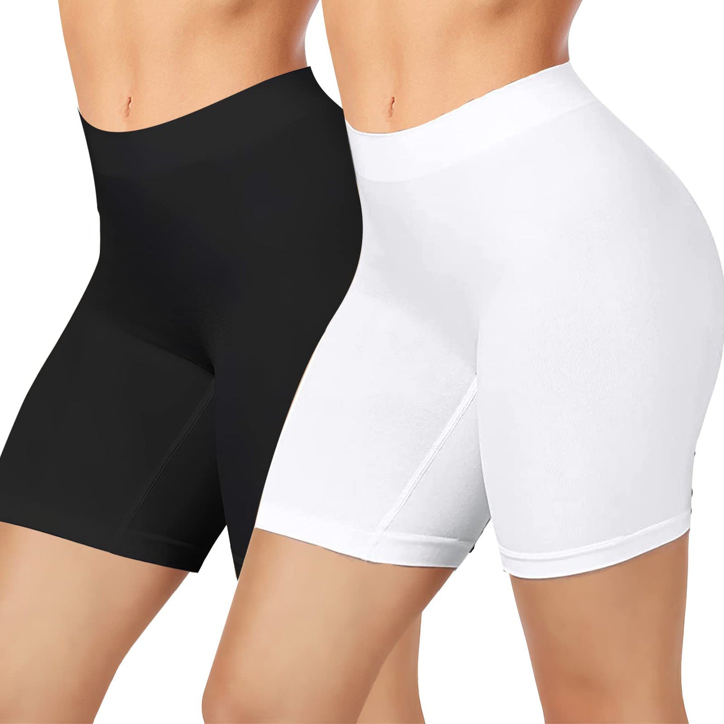 Leggings de seguridad deportivos de cintura alta con contracción abdominal sin costuras para mujer de talla grande, antiexposición