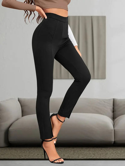 Leggings de yoga con cintura alta, estilo casual, estilo europeo y americano, ajustados, cómodos, transpirables y con realce de cadera