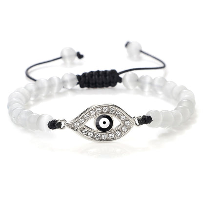 Devil's Eye Micro Inlaid Zircon Bracelet For Women