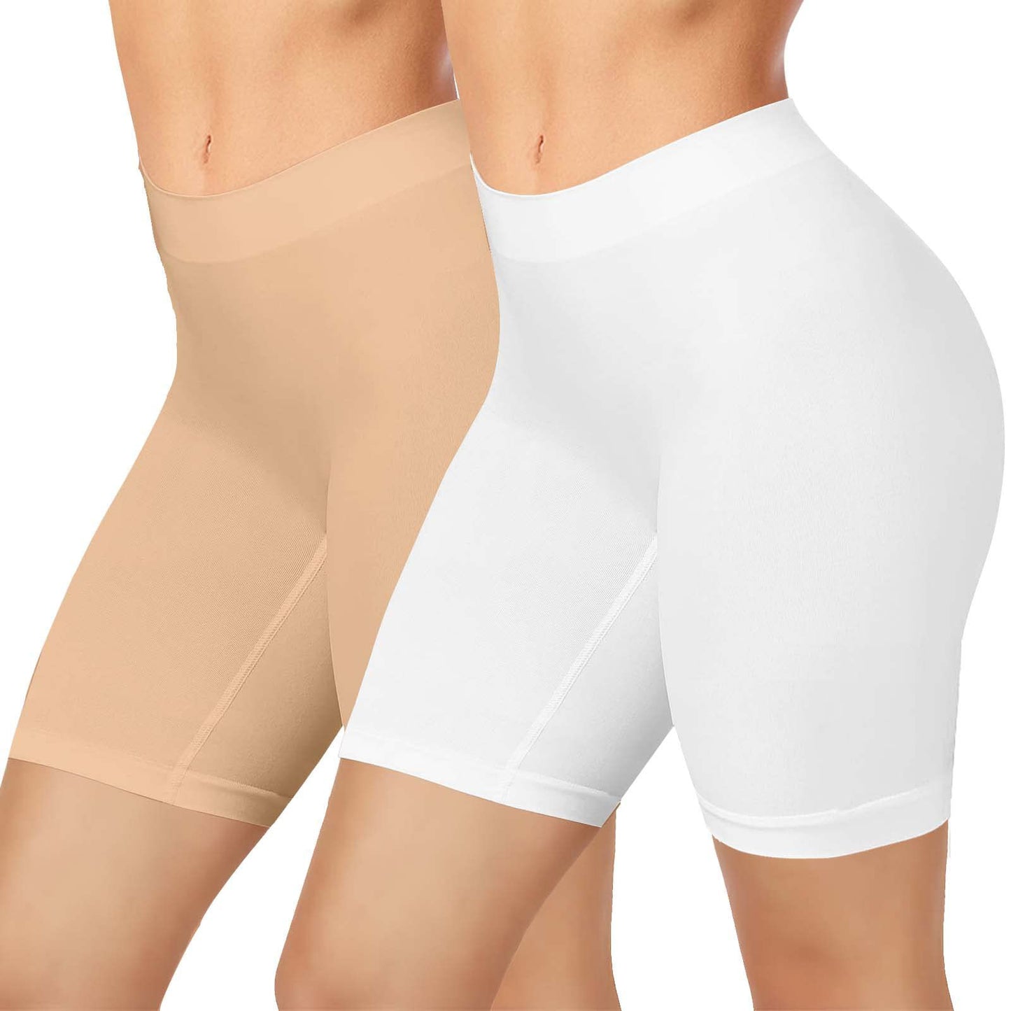 Leggings de seguridad deportivos de cintura alta con contracción abdominal sin costuras para mujer de talla grande, antiexposición