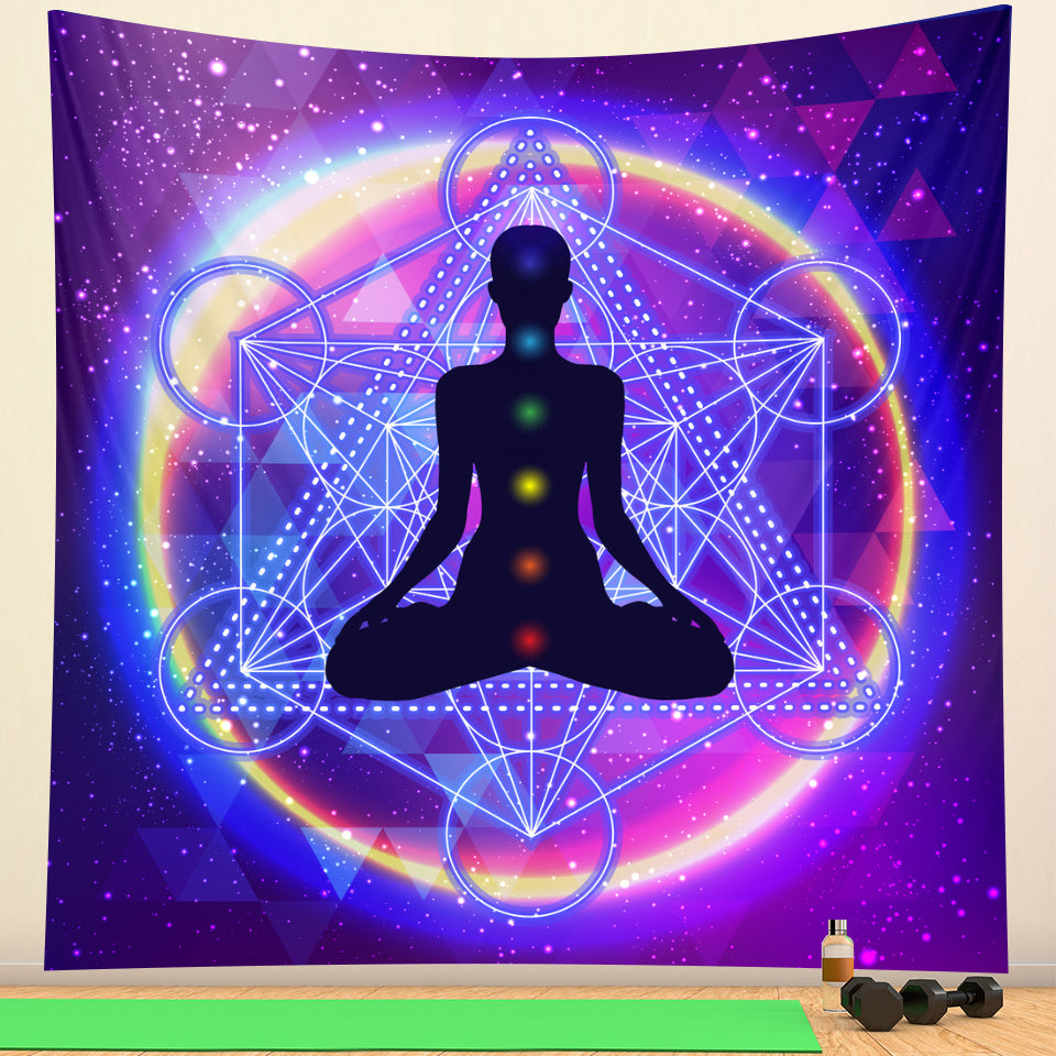 Nordic Background Cloth Background Wall Digital Printing Tapestry Yoga Meditation Home Decoration Tapestry