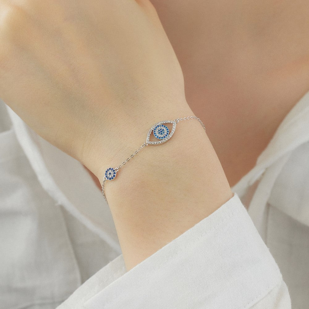 High-grade Blue Eyes Modeling Design Special Interest Light Luxury Elegant Bracelet