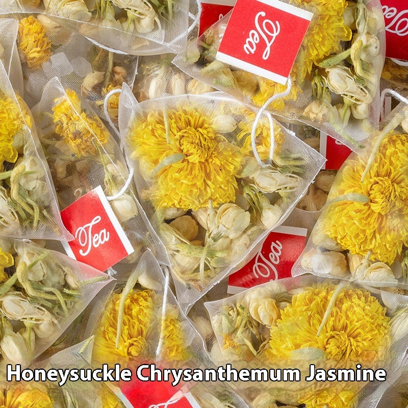 Jasmine Chrysanthemum And Gold Silver Flower Tea Bag Independent Set