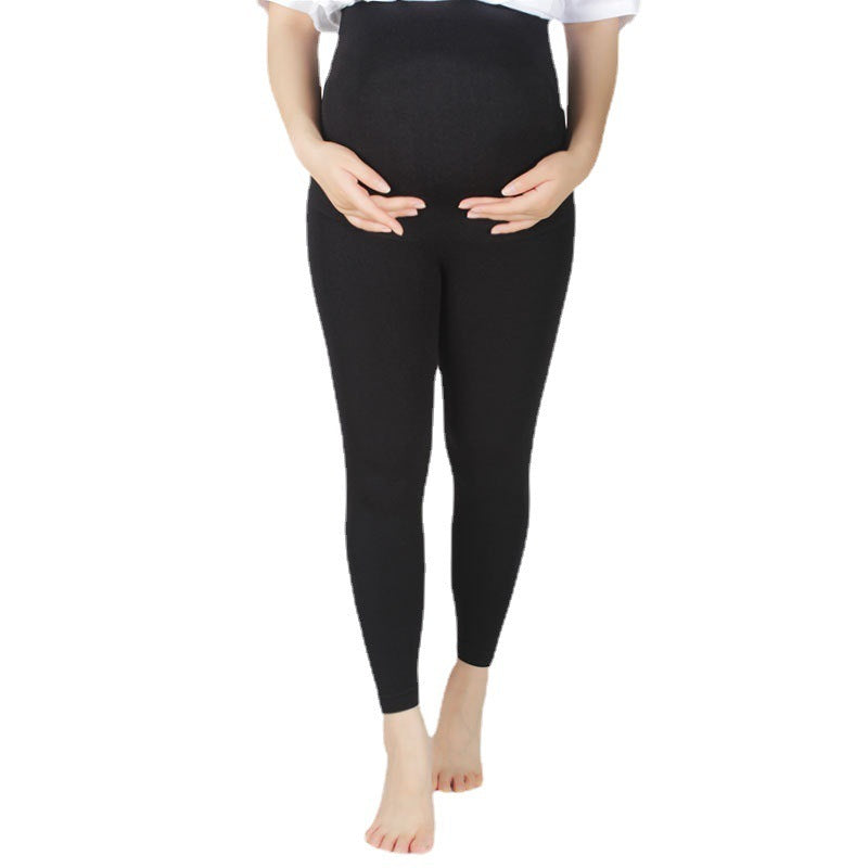 Pantalones de maternidad moldeadores de cuerpo sin costuras y de alta elasticidad Leggings de maternidad