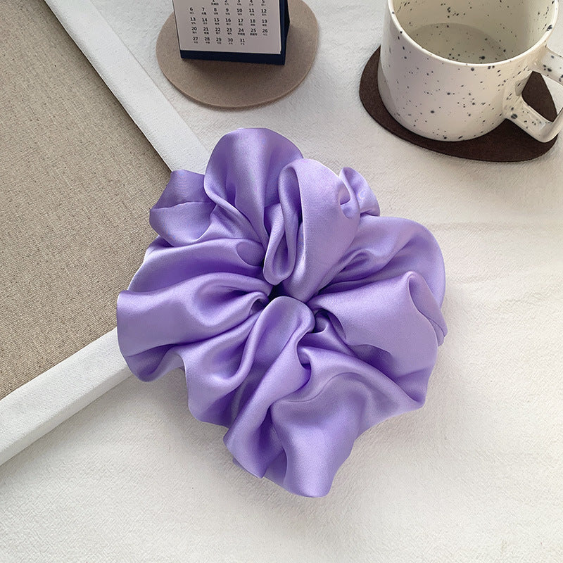 New Oversized Hair Band Smooth Satin French Elegant