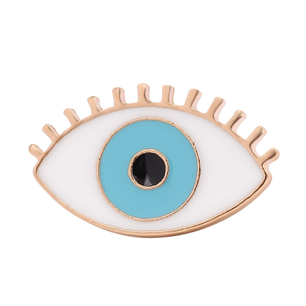 Broche con forma de corazón, pulmón, ojo y capilar en forma de órgano humano