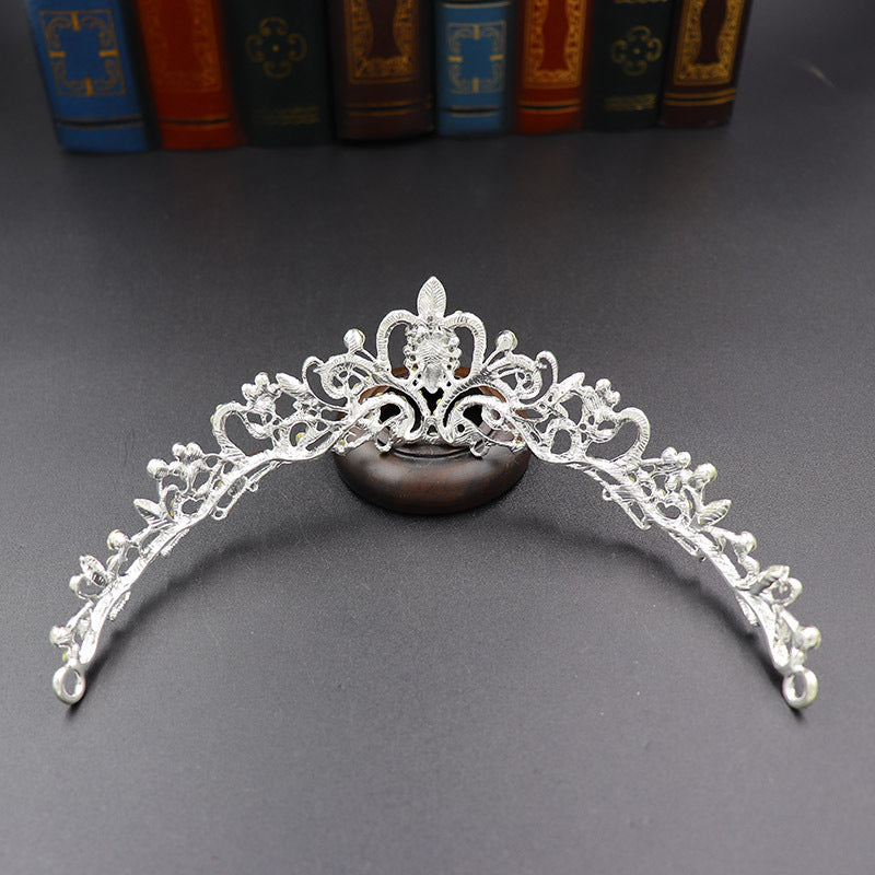 Diadema de corona barroca para novia