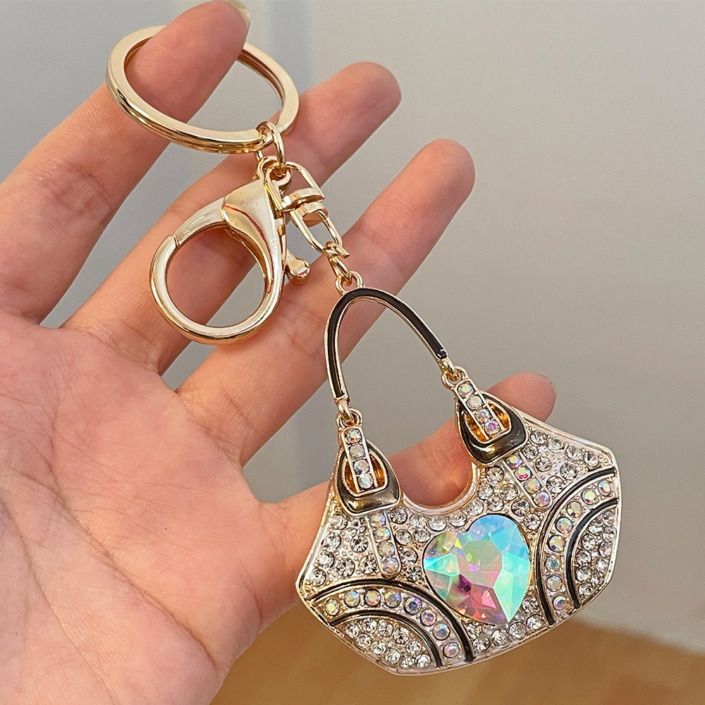 Fashion Exquisite Diamond Crystal Car Key Ring