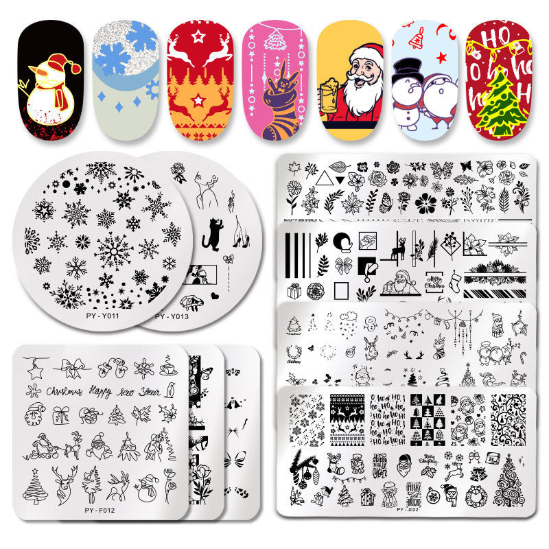 Nail Plate Printing Template Nail Transfer Printing Tool