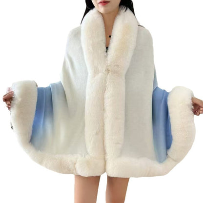 Knitwear Winter Fur Collar Cardigan Coat For Women