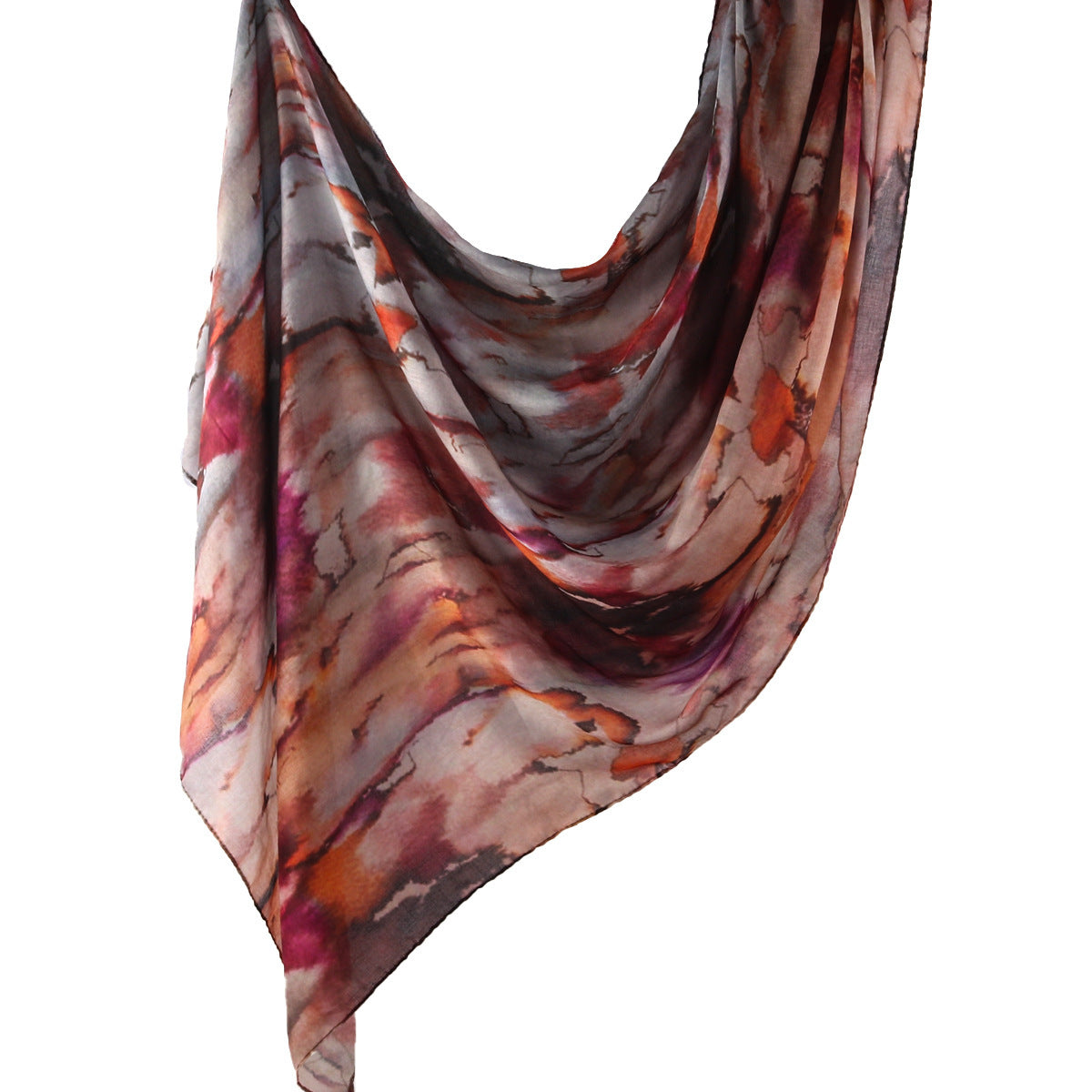 Polyester Printed Tie-dyed New Cotton Scarf