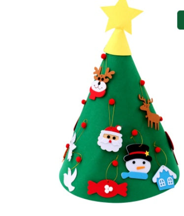 Tela de fieltro para decorar el árbol de navidad