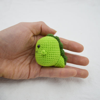 Little Dinosaur Knitted Pendant Key Ring