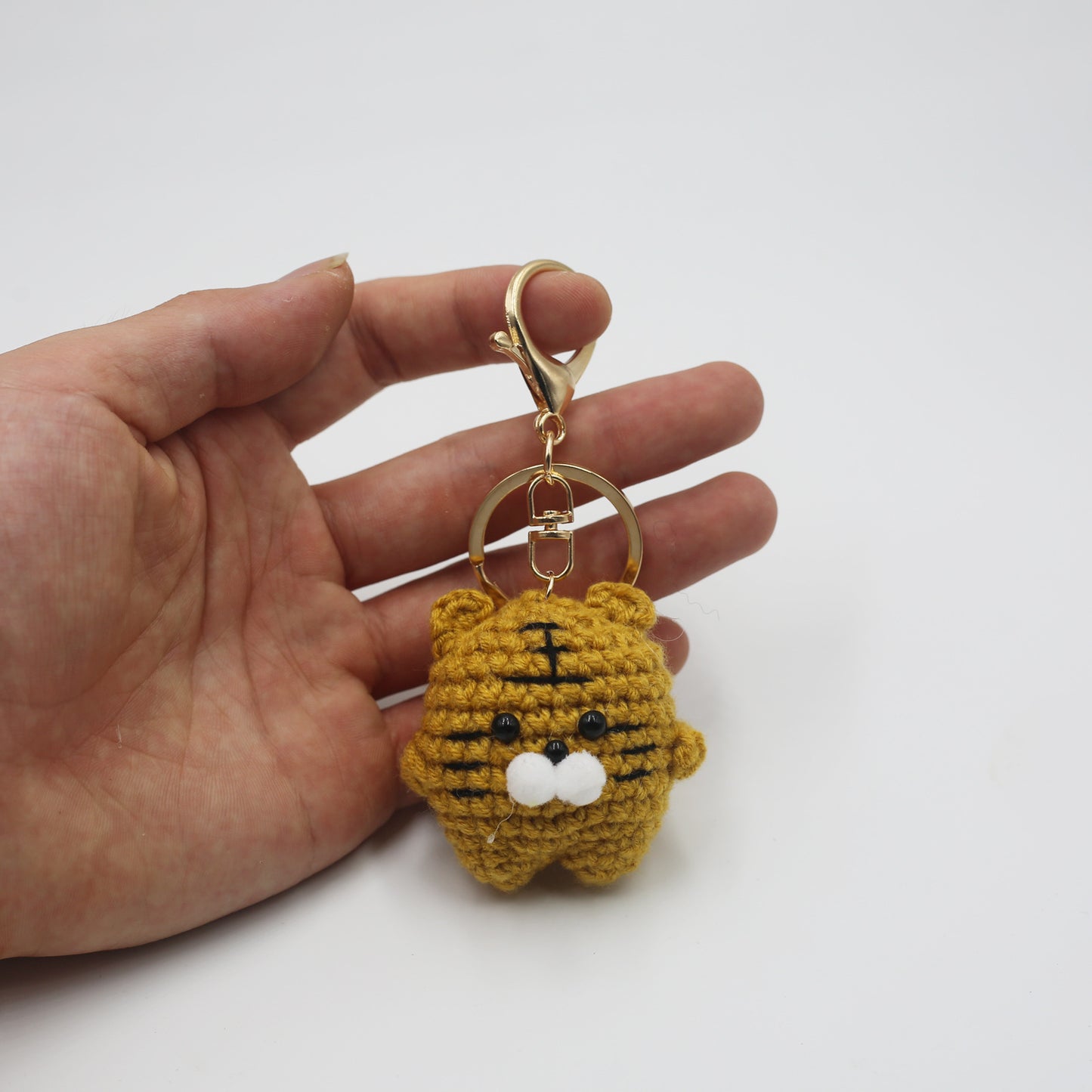 Wool Animal Keychain Handmade Woven Accessories